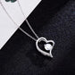 Fashionable Heart Stainless Steel Clavicle Chain Heart Shape Necklace