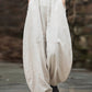 Women's Distressed Linen Loose Bloomers