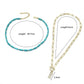 Retro Turquoise Jewelry Bohemian Ethnic Style Turquoise Necklace For Women