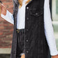 Women's Retro Distressed Denim Vest