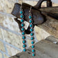 Boho Vintage Turquoise Alloy Drop Earrings