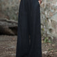 Women's Linen Vintage Wide Leg Pants