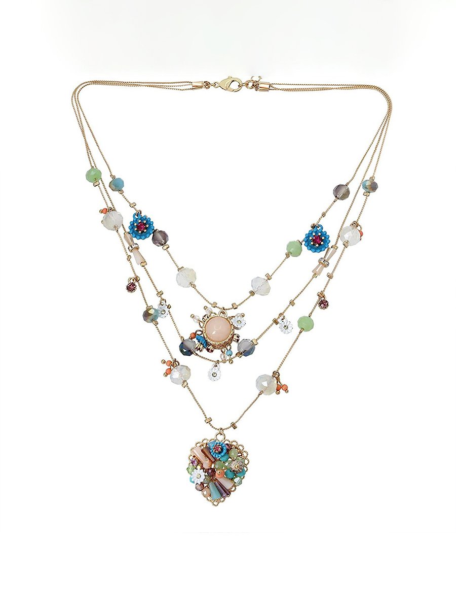 Bohemian Multi-layered Handwoven Love Beaded Necklace