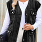 Women's Distressed Multi-Pocket Denim Vest