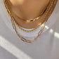 Bohemian Style Stacked Flat Chains