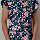 Women's Floral Art Casual Cotton Dress