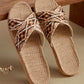 Women's Bohemian Handmade Linen Slippers