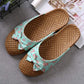 Women's Linen Home Non-Slip Thick Soled Slippers