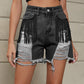 Women's Statement Fringed Washed Denim Shorts