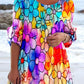 Women's Hippie Psychedelic Art Casual Dress