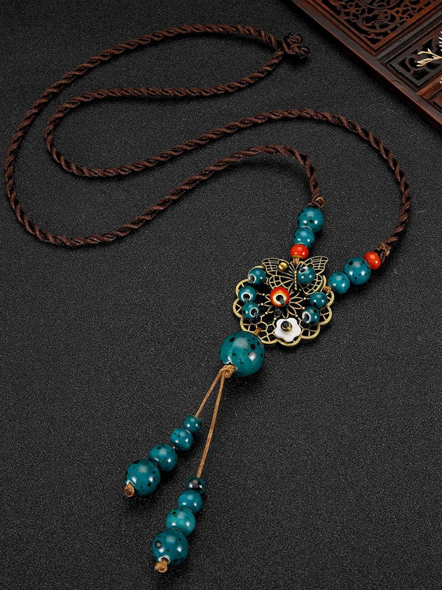 Women's Chinese Style Literary Retro Zen Necklace