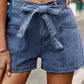 Women's High-Waisted Versatile Denim Shorts