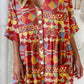 Women's Vintage Art Bohemian Geometric Pattern Dress