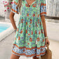 Women's Printed Short Sleeve Dress