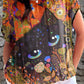 Women's Art Cat's Eye Pattern Top