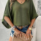 Women's Solid Color Loose Hollow Sweater