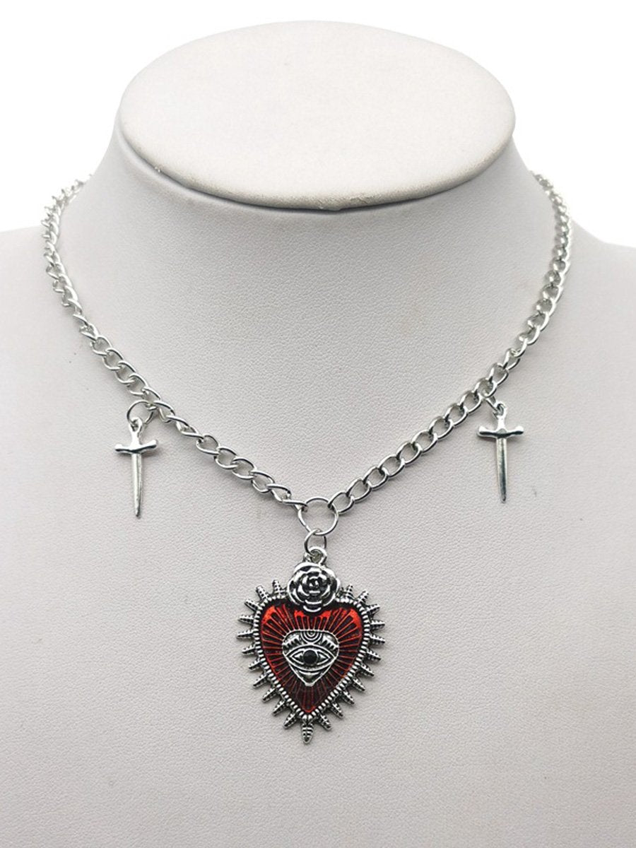 Retro Gothic Love Jewelry Necklace