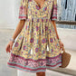 Women's Printed Short Sleeve Dress