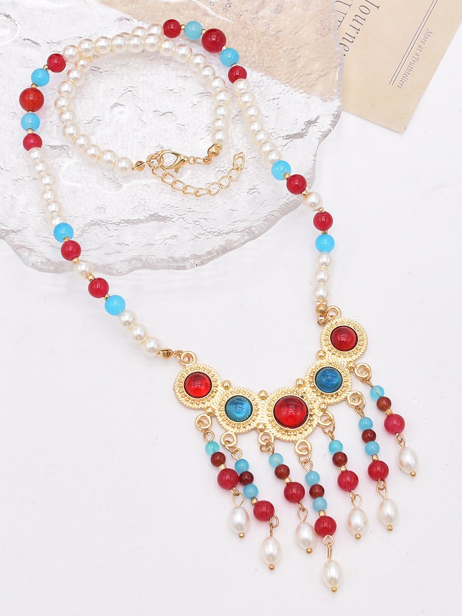 Women's Ethnic Style Retro Palace Necklace