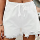 Women's Versatile Elastic Waist Denim Casual Shorts