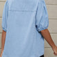 Women's Stretch Princess Sleeve Denim Shirt