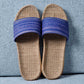 Women's Linen Thick Sole Anti-Slip Home Slippers