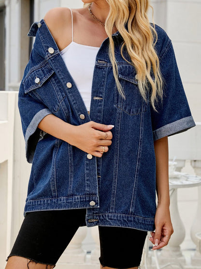 Women's Loose Casual Denim Tops