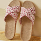 Women's Bohemian Handmade Linen Slippers