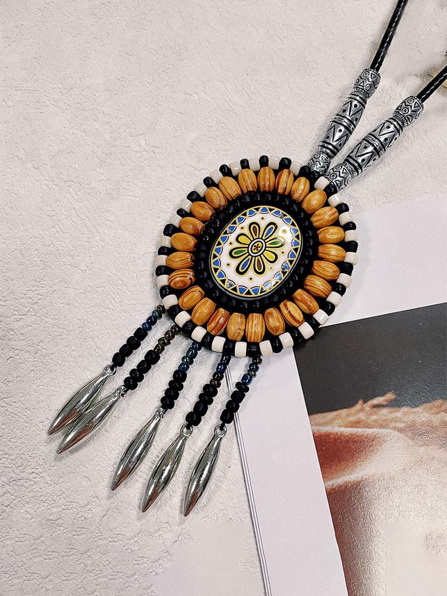 Women's Vintage Bohemian Leather Necklace