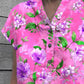 Women's Floral Art Casual Cotton Shirt Top