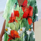 Women's Poppy Flowers Art Print Casual Dress