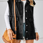 Women's Patch Pocket Denim Vest