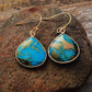 Vacation Bohemian Emperor Stone Drop Drop Earrings