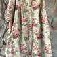 Women's Elegant Pastoral Floral Cotton and Linen Dress