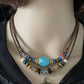 Women's Multi-Layered Retro Ethnic Style Turquoise Necklace