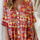 Women's Vintage Art Bohemian Geometric Pattern Dress