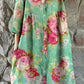 Women's Rose Floral Print Elegant Simple Shirt  Cotton and LinenDress