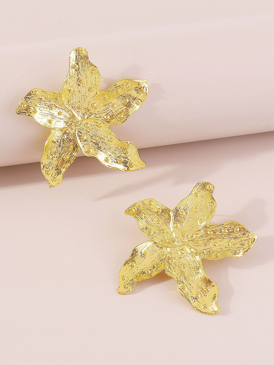 Women's Geometric Starfish Alloy Earrings