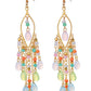 Women's Bohemian Water Drop Long Tassel Earrings