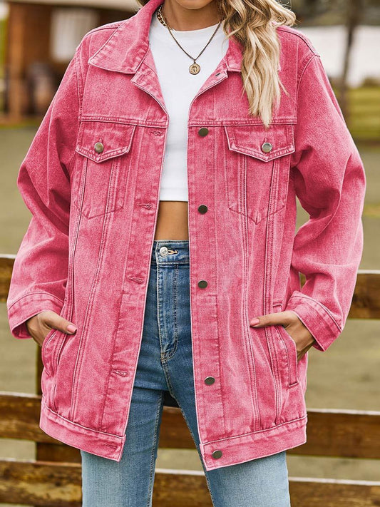 Women's Retro Classic Loose Denim Jacket Top