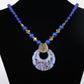 Retro Ethnic Style Glass Necklace