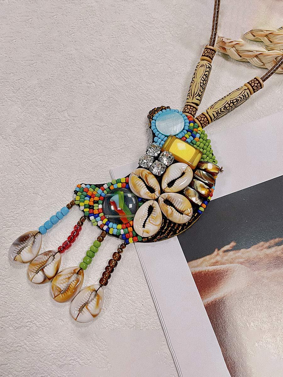 Women's Vintage Bohemian Leather Necklace