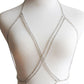 Fashion SHOW Sexy Bohemian Beach Necklace Multi-layer Cross Body Chain