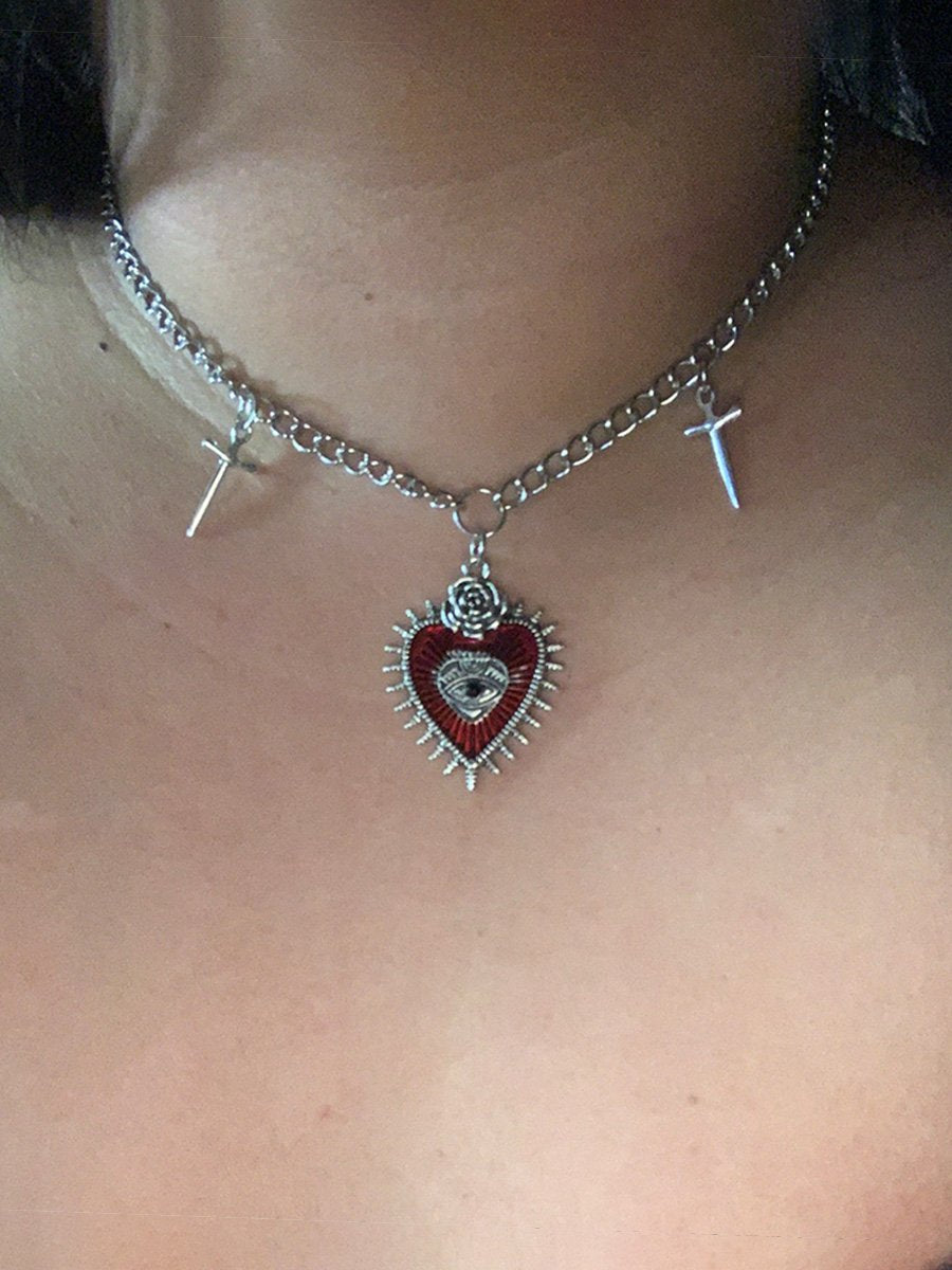 Retro Gothic Love Jewelry Necklace