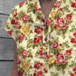 Women's Floral Art Casual Cotton Shirt Top