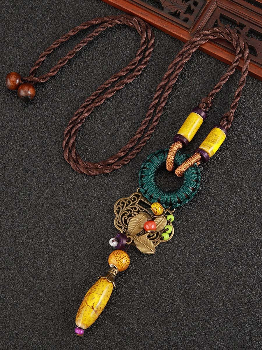 Women's Chinese Style Literary Retro Zen Necklace