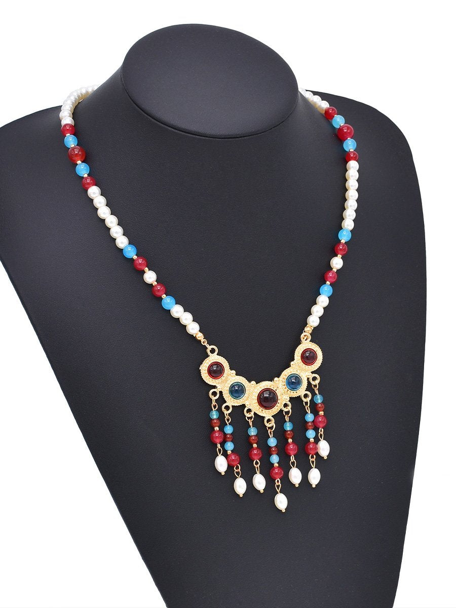 Women's Ethnic Style Retro Palace Necklace