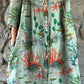 Women's Underwater World Seaweed Print Elegant Simple Shirt Cotton And Linen Dress