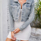 Women's Distressed Short Jacket Top