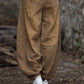 Women's Distressed Linen Loose Bloomers